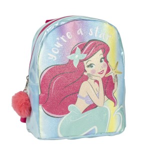 Lässiger Rucksack Disney Princess Blau 19 x 23 x 8 cm