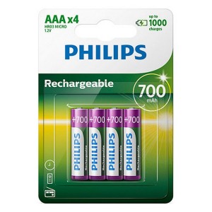 Akkus Philips R03B4A70/10 700 mAh 1,2 V