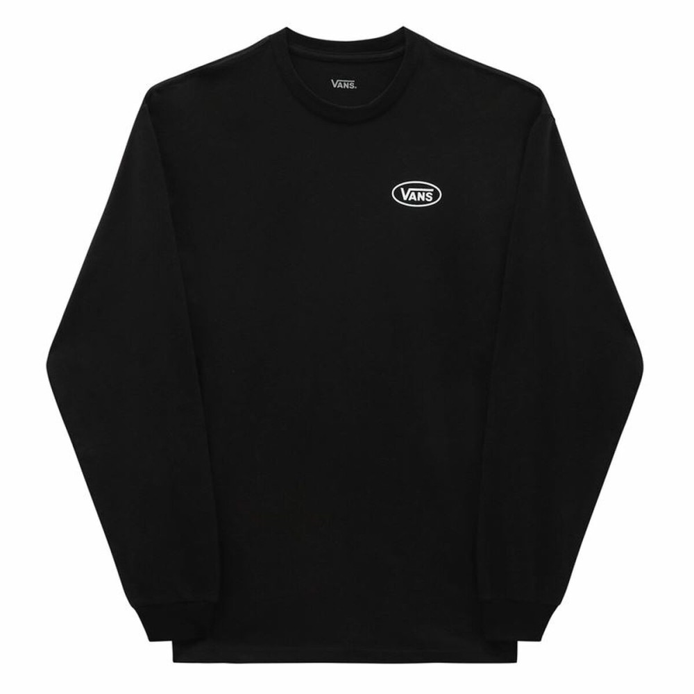 Men’s Sweatshirt without Hood Vans Skoval Black