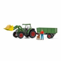 Figur mit Gelenken Schleich Tracteur avec remorque