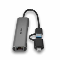 Hub USB LINDY 43379 Schwarz