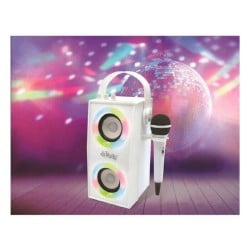 Haut-parleur portable iParty Lexibook BTP180Z Bluetooth Blanc