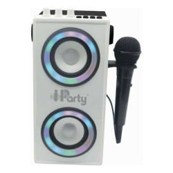 Haut-parleur portable iParty Lexibook BTP180Z Bluetooth Blanc