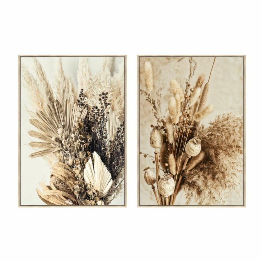 Bild DKD Home Decor Blume 80 x 4 x 120 cm Skandinavisch (2 Stück)