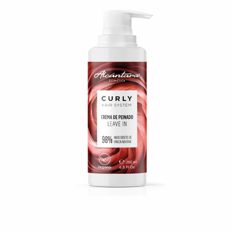 Crème stylisant Alcantara Curly Hair System Boucles fortes et définies Après-shampooing 200 ml