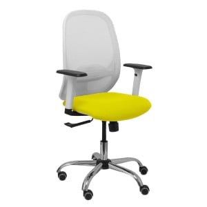 Chaise de Bureau P&C 354CRRP Jaune Blanc