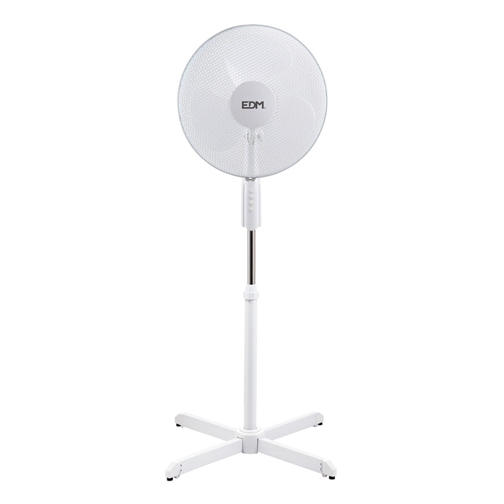 Ventilateur sur Pied EDM 33910 Blanc 45 W 50 W 55 W