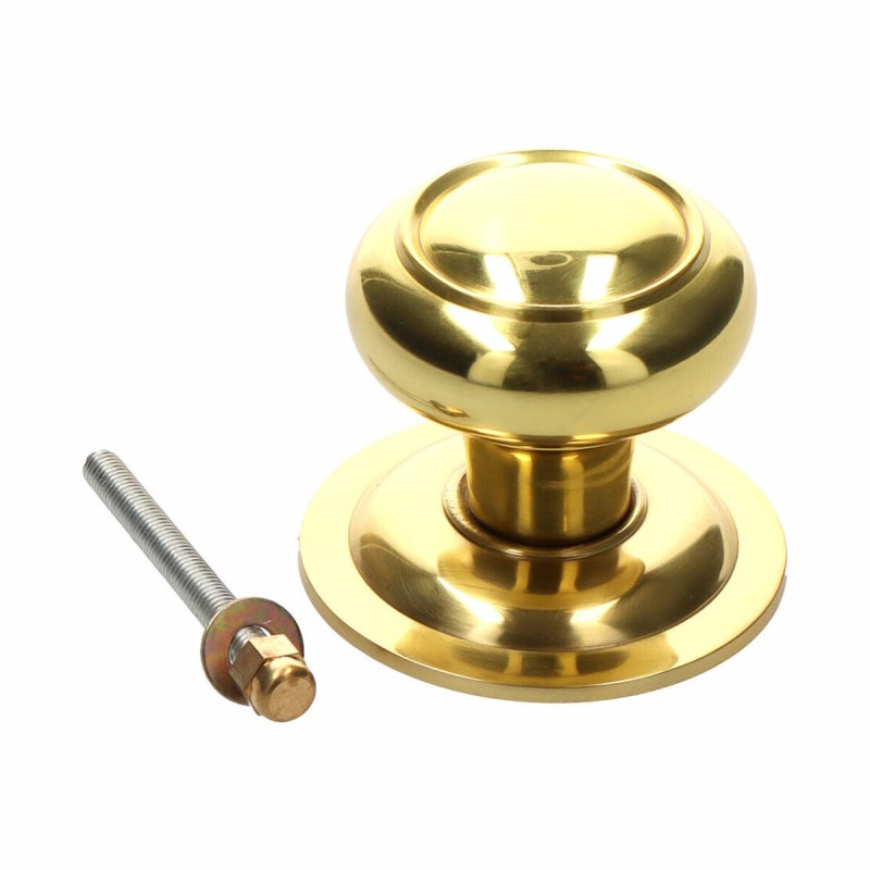 Doorknob Micel PP01 Polished brass Ø 70 mm