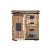 Buffet Alexandra House Living Multicouleur Bois Recyclé 80 x 80 x 38 cm