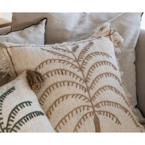 Cushion Alexandra House Living OASIS Beige 50 x 1 x 50 cm