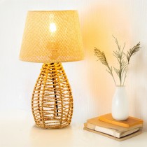 Desk lamp Alexandra House Living Brown Sackcloth Rope 40 W 20 x 38 x 20 cm