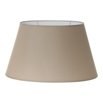 Écran de lampe Alexandra House Living Crème Textile 43 x 25 x 29 cm Ovale