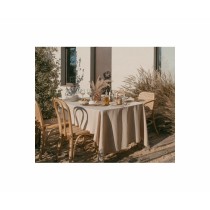 Tablecloth Alexandra House Living Beige 240 x 1 x 140 cm With tassles