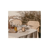 Tablecloth Alexandra House Living Beige 200 x 1 x 140 cm With tassles