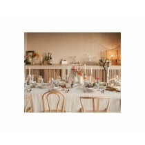 Tablecloth Alexandra House Living Ivory 200 x 1 x 140 cm