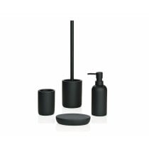 Toilet Brush Alexandra House Living Black Stainless steel Polyresin 9 x 40 x 9 cm