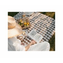 Tablecloth Alexandra House Living Brown 200 x 1 x 140 cm Gingham