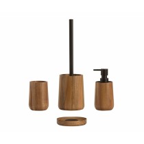 Toilet Brush Alexandra House Living Brown Black Acacia 11 x 41 x 11 cm