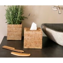 Tissue-Box Alexandra House Living Rattan 13 x 15 x 13 cm