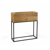 Planter with stand Alexandra House Living Brown Black Metal Recycled Wood 21 x 60 x 55 cm