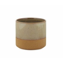 Plant pot Alexandra House Living Beige Camel Ceramic 16 x 14 x 16 cm