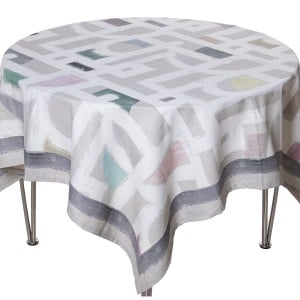 Tischdecke Alexandra House Living VIRGINIA Bunt 145 x 145 x 1 cm