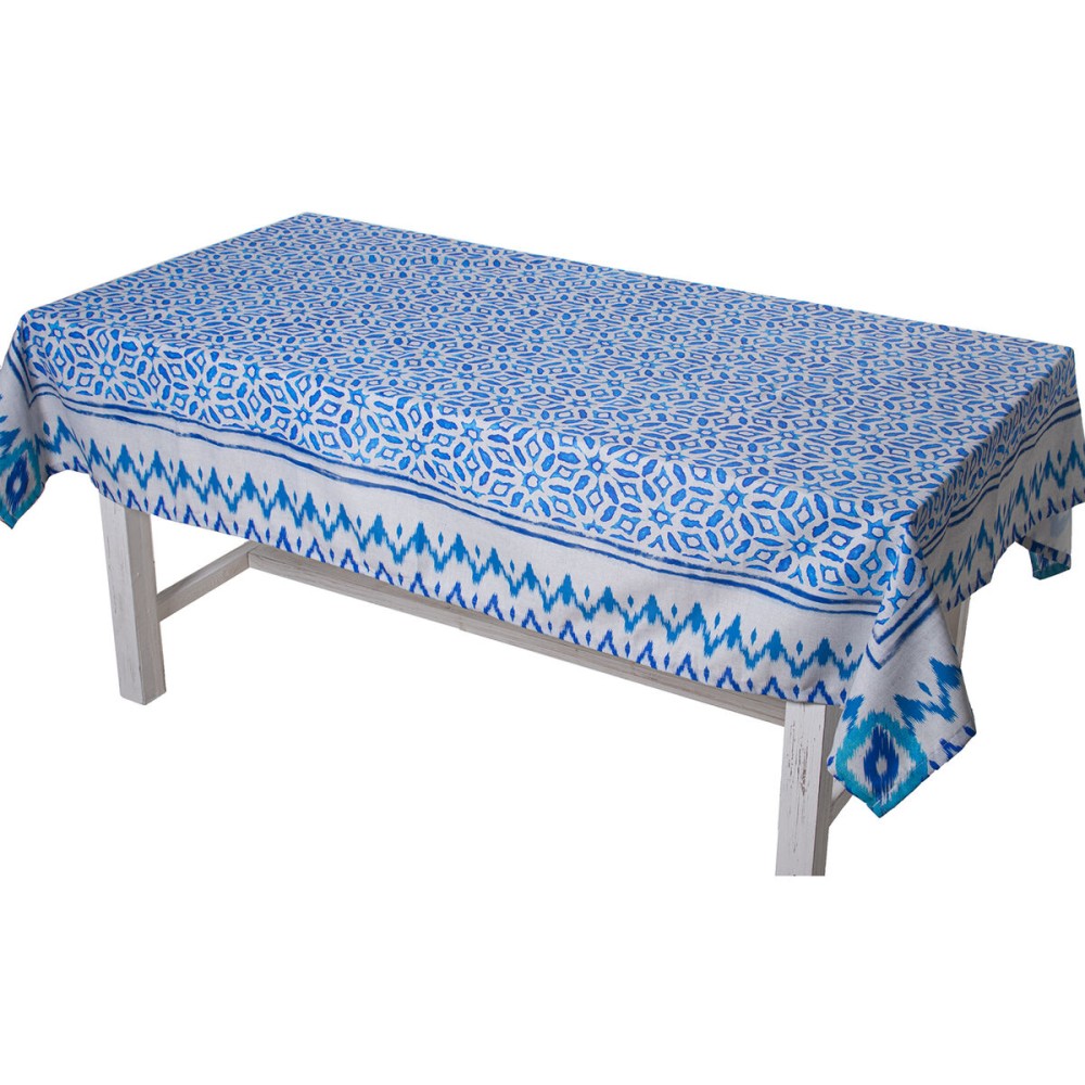 Tischdecke Alexandra House Living CRISTI Blau 145 x 200 x 1 cm