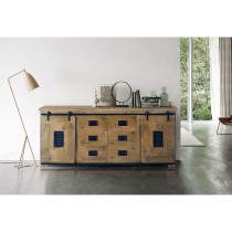 Buffet Alexandra House Living Naturel Métal Bois d'acacia 190 x 80 x 45 cm