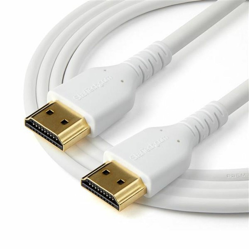 Câble HDMI Startech RHDMM1MPW            4K Ultra HD 1 m Blanc