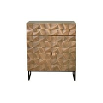 Anrichte Alexandra House Living Dunkelbraun Eisen Mango-Holz 80 x 98 x 42 cm