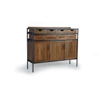 Buffet Alexandra House Living Naturel Métal bois de teck Bois de manguier 140 x 110 x 40 cm