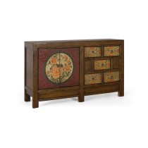 Sideboard Alexandra House Living Mahogany 145 x 86 x 40 cm