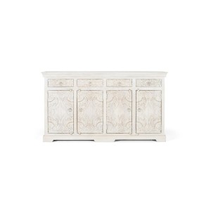 Sideboard Alexandra House Living White Mango wood 180 x 100 x 40 cm