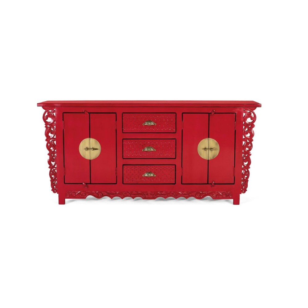 Buffet Alexandra House Living Rouge Bois de manguier 180 x 84 x 40 cm