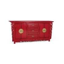 Buffet Alexandra House Living Rouge Bois de manguier 180 x 84 x 40 cm