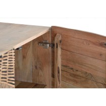 Sideboard Alexandra House Living Natural Metal Acacia 200 x 90 x 40 cm