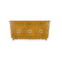 Buffet Alexandra House Living Ocre Bois de manguier 180 x 84 x 40 cm