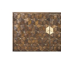 Anrichte Alexandra House Living Gold natürlich Metall Mango-Holz 190 x 77 x 40 cm