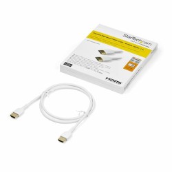 HDMI Cable Startech RHDMM1MPW            4K Ultra HD 1 m White