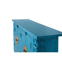 Buffet Alexandra House Living Bleu Bois de manguier 132 x 84 x 40 cm