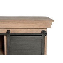 Buffet Alexandra House Living Gris Naturel bois et métal 190 x 85 x 40 cm