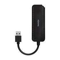 Hub USB Aisens A106-0713 Schwarz (1 Stück)