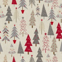 Fleckenabweisende geharzte Tischdecke Belum Merry Christmas Bunt 250 x 150 cm