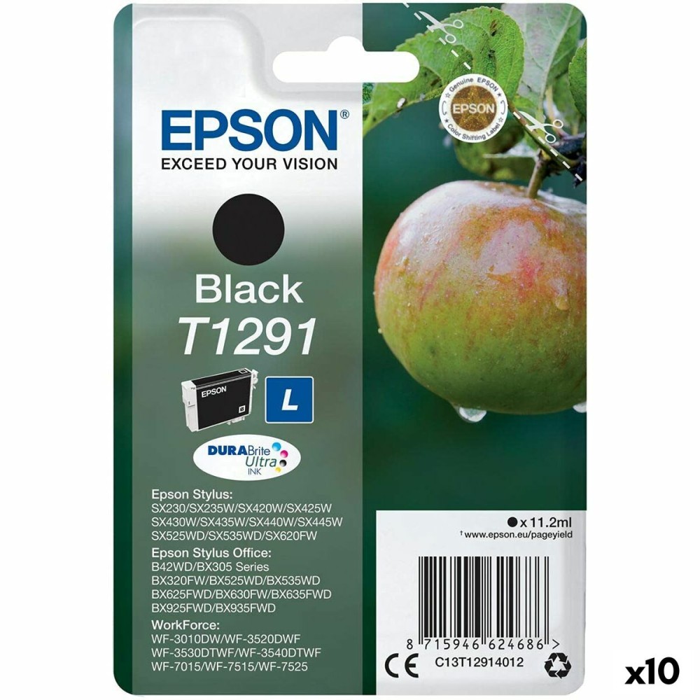 Cartouche d'encre originale Epson SX 235W/420W/425W/BX305F/320FW Noir (10 Unités)