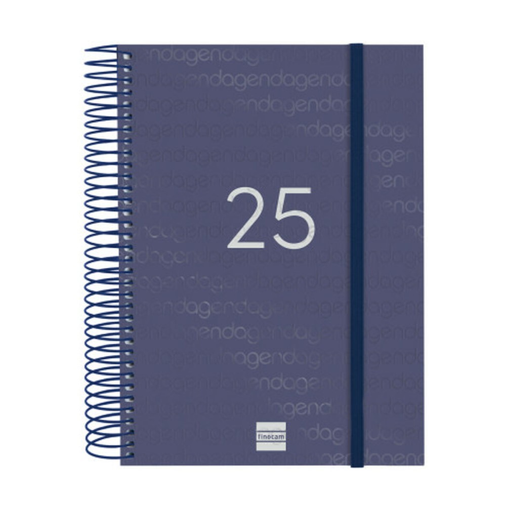 Agenda Finocam YEAR Bleu A5 15,5 x 21,2 cm 2025