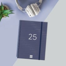 Agenda Finocam YEAR Bleu A5 15,5 x 21,2 cm 2025