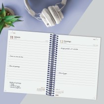 Agenda Finocam YEAR Bleu A5 15,5 x 21,2 cm 2025