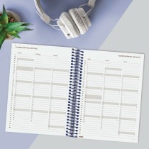 Agenda Finocam YEAR Bleu A5 15,5 x 21,2 cm 2025