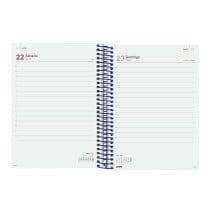 Agenda Finocam YEAR Bleu A5 15,5 x 21,2 cm 2025