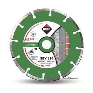 Disque de coupe RUBI pro 25916 Ø 230 MM